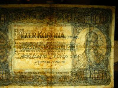 1000 Korona, 1920, Magyar Királyság
