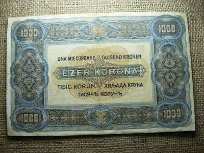 1000 Korona, 1920, Magyar Királyság