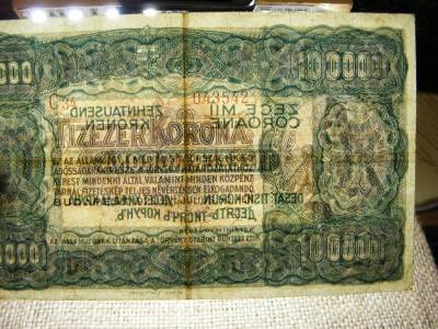 10000 korona bankjegy, 1923, Orell Füssli