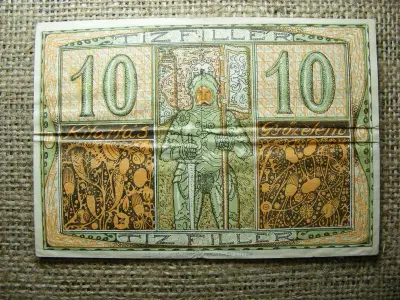 Sopron 10 fillér bankjegy, 1918-1919