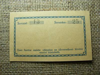 Mauthner 2 korona, 1919, szükségpénz