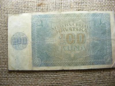 Horvátország 100 kuna, 1941, bankjegy