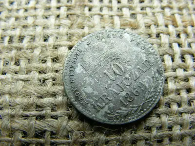 Ferenc József ezüst 10 krajcár, 1869, KB, MKVP