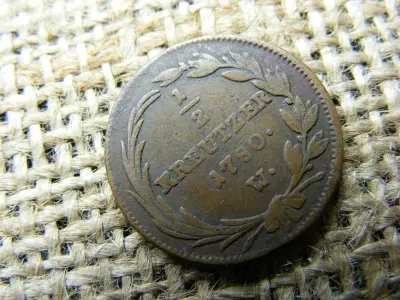 Mária Terézia 1/2 krajcár, 1780, W