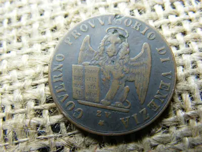 Velencei Köztársaság 3 centesimi, 1849, ZV