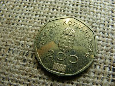 200 Forintos Érme, 2000, Gondolkodó, BU