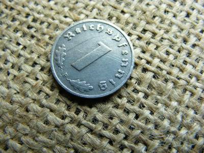 Birodalmi 1 pfennig, 1943, F jelzés