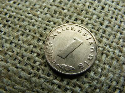 Birodalmi 1 pfennig, 1939, D