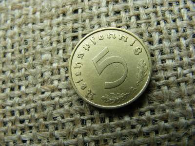 Birodalmi 5 pfennig érme, 1938, A jelzés