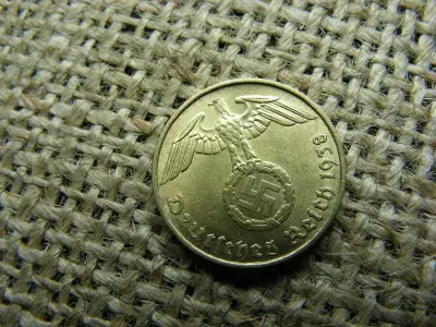 Birodalmi 5 pfennig, 1938, F jelzés