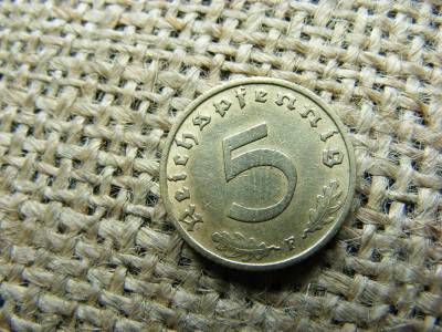 Birodalmi 5 pfennig, 1939 F