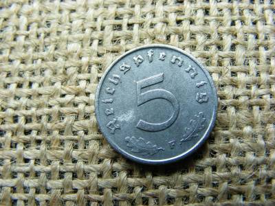 Birodalmi 5 pfennig, 1941, F jelzés