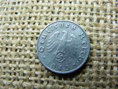 Birodalmi 5 pfennig, 1943, E jelű