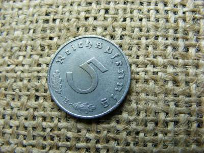 Birodalmi 5 pfennig, 1943, E jelű
