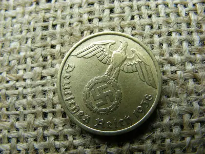 Birodalmi 10 pfennig, 1938 J