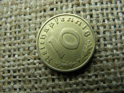 Birodalmi 10 pfennig, 1939 F