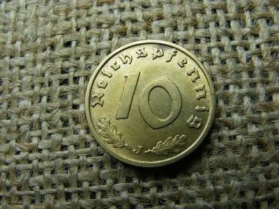 Birodalmi 10 pfennig, 1939, J jelzés