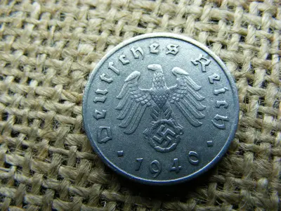 Birodalmi 10 pfennig, 1940, F jelzés