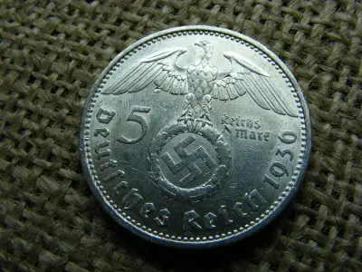 Birodalmi ezüst 5 márka, 1936 A