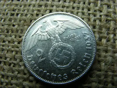 Birodalmi ezüst 2 márka, 1937, G