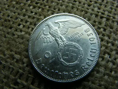 Birodalmi ezüst 2 márka, 1938 E