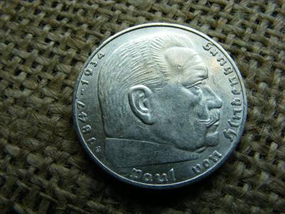 Birodalmi ezüst 2 márka, 1938 E