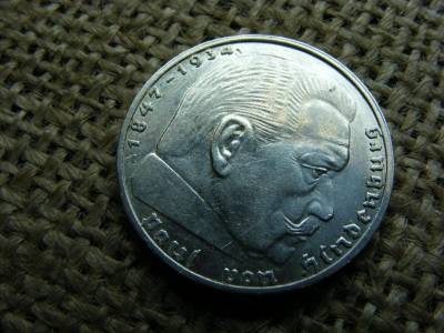 Birodalmi ezüst 2 márka, 1939 A