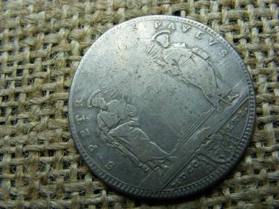 Pápai Államok, 1 Testone, 1761, ezüst