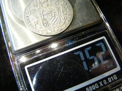 Pápai Államok, 1 Testone, 1761, ezüst