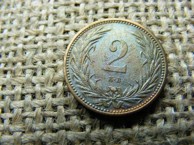 2 fillér, 1903, Korona pénzrendszer