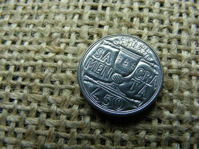 Vatikán 50 lira, 1993, lire
