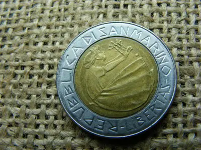 San Marino 500 Lira, 1985