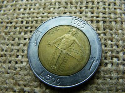 San Marino 500 Lira, 1985