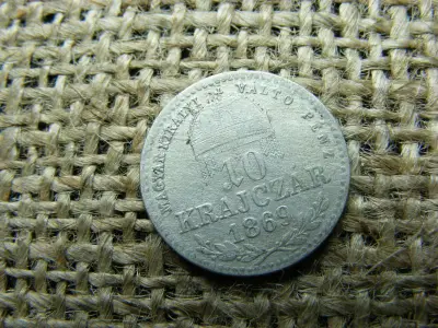 Ezüst 10 krajcár, 1869, GYF, MKVP