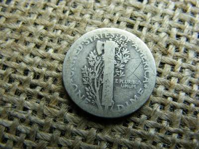 USA Ezüst Dime, 1916