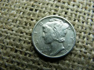 USA Ezüst Dime, 1936