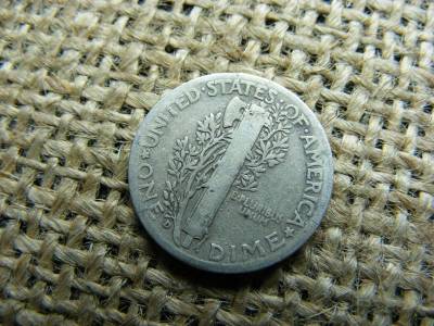 USA ezüst dime, 1937 D
