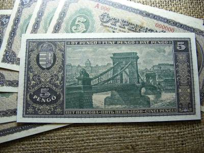 5 Pengő, 1926, Nagyon Jó Minőségű, Nyomdai Másolat