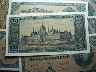 10 Pengő, 1926, Nagyon Jó Minőségű, Nyomdai Másolat