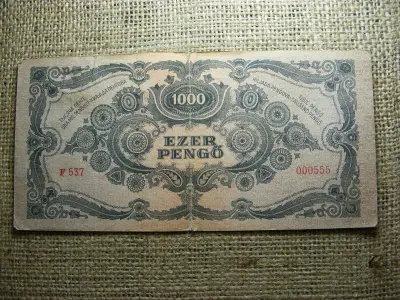 1000 pengő, 1945, alacsony sorszám 555