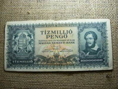 Tízmillió pengő, 1945, alacsony sorszám