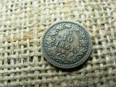 5/10 krajcár 1861, Ferenc József