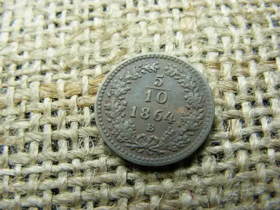 5/10 Krajcár 1864 B, Ferenc József