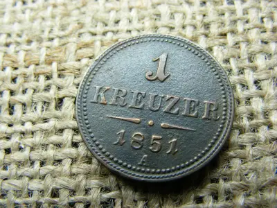 1 Krajcár 1851 A, Ferenc József