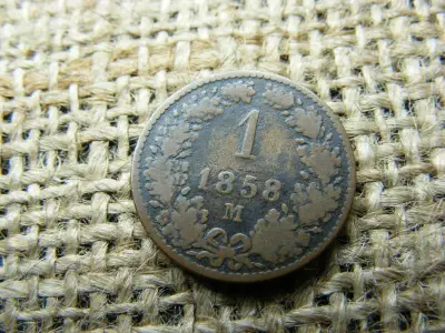 1 Krajcár, 1858, M