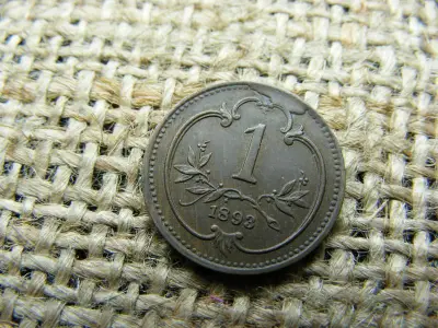 1 Heller, 1893, Verdehibás, Verőtő Csorbulás