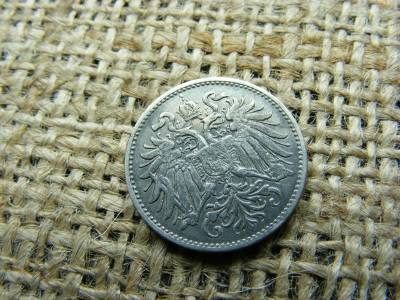 10 heller érme, 1895, Korona