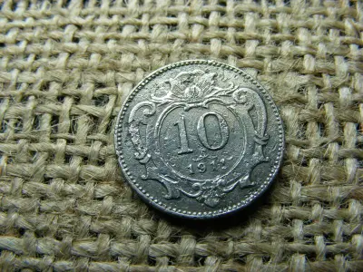 10 Heller, 1911, Korona pénzrendszer