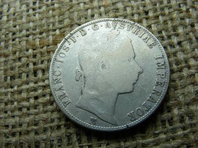 Ezüst 1 forint, 1859, M