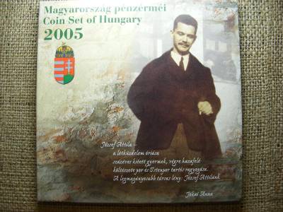 Dísztokos Forgalmi Forint Sor, 2005, József Attila 10 Forint